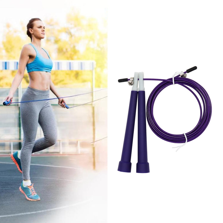 Corda per saltare fitness regolabile per saltare in filo d'acciaio, lunghezza: 3 m, Steel Wire Jump Rope (Megenta), Steel Wire Jump Rope (Black), Steel Wire Jump Rope (Blue), Steel Wire Jump Rope (Grey), Steel Wire Jump Rope (Green)                    ...