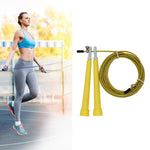 Corda per saltare fitness regolabile per saltare in filo d'acciaio, lunghezza: 3 m, Steel Wire Jump Rope (Megenta), Steel Wire Jump Rope (Black), Steel Wire Jump Rope (Blue), Steel Wire Jump Rope (Grey), Steel Wire Jump Rope (Green)                    ...