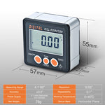 Inclinometro digitale elettronico precisione IP54 4x90°