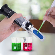 Rifrattometro portatile Rilevatore di alcol Misuratore di livello di alcol, Refractometer