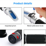 Rifrattometro portatile Rilevatore di alcol Misuratore di livello di alcol, Refractometer