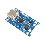 Modulo ricarica batteria litio USB-C TP4056 1A