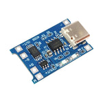 Modulo ricarica batteria litio USB-C TP4056 1A