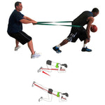 Attrezzatura per fitness yoga con fascia elastica di resistenza in lattice naturale, circonferenza: 2,08 m, consegna colore casuale, Latex Band