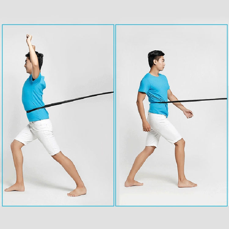 Attrezzatura per fitness yoga con fascia elastica di resistenza in lattice naturale, circonferenza: 2,08 m, consegna colore casuale, Latex Band