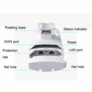 Bridge CPE per monitoraggio wireless ad alta potenza da esterno COMFAST CF-E120A 5.8G, US Plug, EU Plug