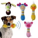 2 pezzi carino giocattoli per cani da compagnia masticare squeaker animali giocattoli da compagnia cucciolo di peluche suonare il clacson scoiattolo per cani masticare gatti squittire giocattolo articoli per cani