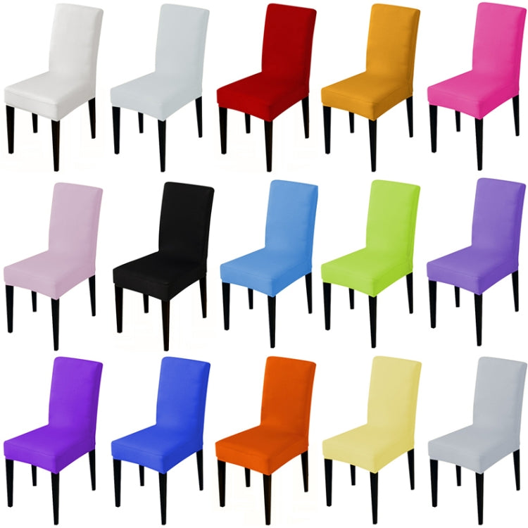 Coprisedia moderna in tinta unita Coprisedie per banchetti nuziali elasticizzati in spandex Coprisedile da pranzo Coprisedile per hotel pastorale, Universal Size