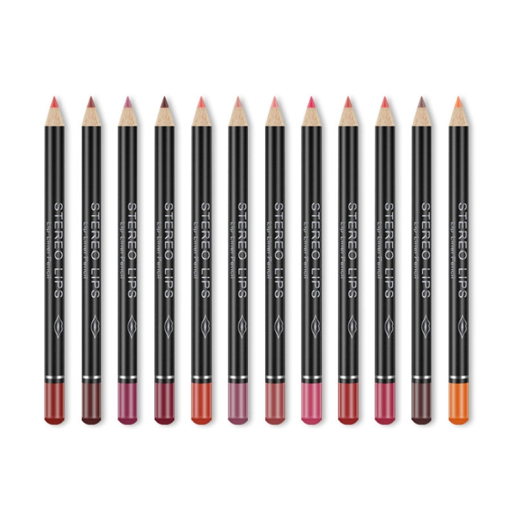 Matita per labbra sexy opaca Matita per labbra Matita per labbra opaca Set di penne per labbra nude opache Strumento per il trucco di bellezza Cosmetico