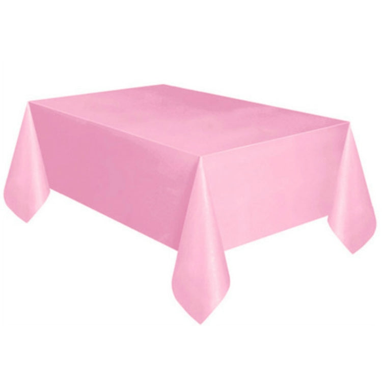 10 pezzi tovaglia di plastica usa e getta tinta unita matrimonio festa di compleanno copertura da tavolo rettangolo scrivania panno salviette coperture