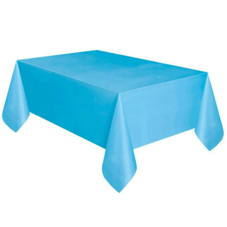 10 pezzi tovaglia di plastica usa e getta tinta unita matrimonio festa di compleanno copertura da tavolo rettangolo scrivania panno salviette coperture