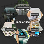 Portachiavi con chip per carta d'identità di prossimità TK/EM4100 da 10 pezzi 125KHz