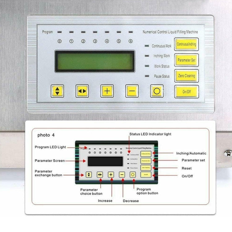 Riempitrice per bottiglie di latte con display LCD per mini pompa di controllo digitale elettrica portatile, Digital Control Pump Milk Bottles
