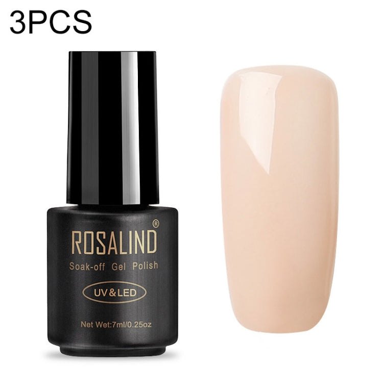 3 pezzi semipermanenti Soak Off Salon UV Nail Gel Polish Nail Art Lacca Top Base Coat