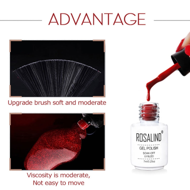 Set Gel Semipermanente Unghie Rosalind 7 ml
