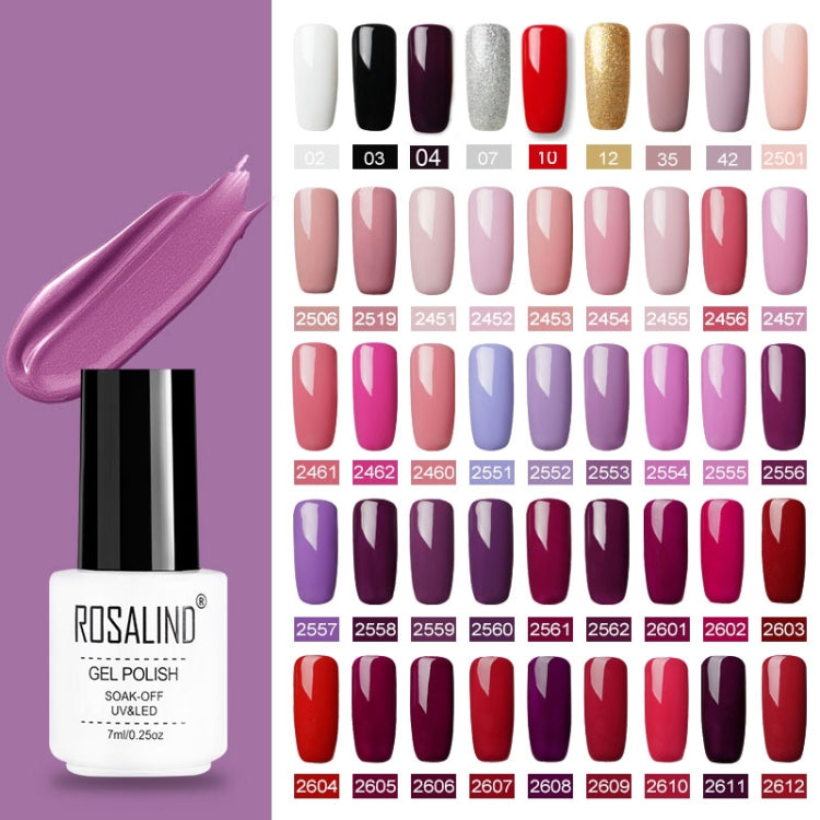 Set Gel Semipermanente Unghie Rosalind 7 ml