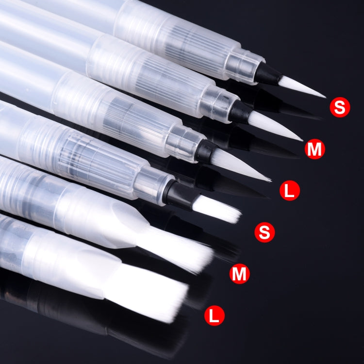 6 pezzi Pennello portatile Pennello per acquerello Matita Pennello per acquerello morbido Pennello per disegno Rifornimenti d'arte, 6 PCS Watercolor Pen