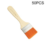 10 pennelli per pittura in nylon per capelli, olio, acquerello, polvere d'acqua