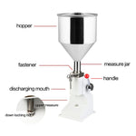 Riempitrice pneumatica manuale A03 in acciaio inox 5-50 ml