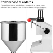 A03 Mini riempitrice pneumatica in acciaio inossidabile per erogazione di pasta alimentare per erogazione di liquidi, A03