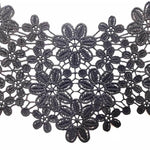 Colletto in pizzo Collare finto ricamato cavo tridimensionale Accessori per abbigliamento fai-da-te, dimensioni: circa 45 x 26 cm, Red, Green, Blue, Sky Blue, Purple, Gray, Black, Gold, Beige Brown, Gold Brown, Gold Line, Silver, Navy                  ...