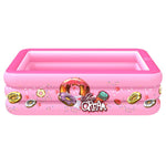 Piscina gonfiabile quadrata per bambini con modello di gelato per interni ed esterni per uso domestico, 130 x 85 x 50cm Pink, 150 x 110 x 50cm Pink, 180 x 130 x 55cm Pink, 210 x 135 x 55cm Pink, 130 x 85 x 50cm Blue, 150 x 110 x 50cm Blue              ...
