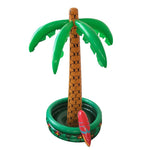 Secchiello per il ghiaccio sottobicchiere gonfiabile dell'acqua della spiaggia a forma di albero di cocco gonfiabile del pappagallo, Tree Shape