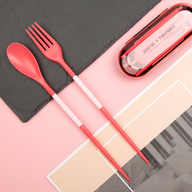 Mini set da viaggio portatile da esterno da 2 pezzi Set da pranzo pieghevole color caramello Utensile da cucina per bambini per studenti