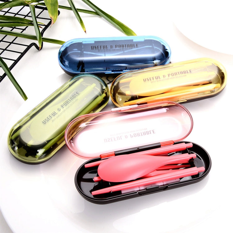 Mini set da viaggio portatile da esterno da 2 pezzi Set da pranzo pieghevole color caramello Utensile da cucina per bambini per studenti