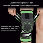 2 pezzi Fitness Corsa Ciclismo Fasciatura Supporto per ginocchio Bretelle Manicotto di compressione sportivo in nylon elastico, L, M, XL, XXL, s