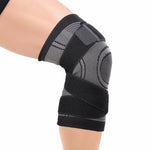 2 pezzi Fitness Corsa Ciclismo Fasciatura Supporto per ginocchio Bretelle Manicotto di compressione sportivo in nylon elastico, L, M, XL, XXL, s