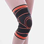 2 pezzi Fitness Corsa Ciclismo Fasciatura Supporto per ginocchio Bretelle Manicotto di compressione sportivo in nylon elastico, L, M, XL, XXL, s