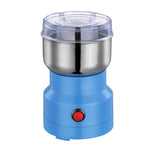 Frantoio per cereali piccolo in acciaio inox 150W blu