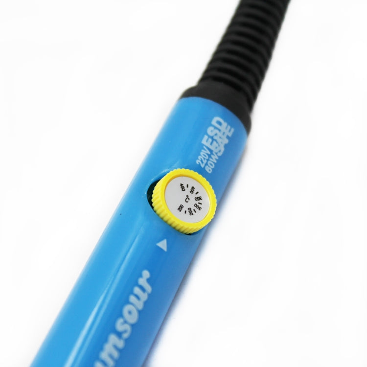 Saldatore elettrico a temperatura regolabile 60W Stazione di rilavorazione per saldatura Stazione di rilavorazione per matita termica Strumento di riparazione, Rework Station Heat Pencil