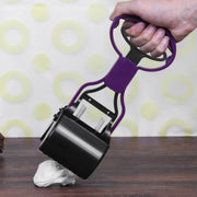 Raccoglitore di rifiuti per cani, cuccioli e gatti, con manico lungo, per raccogliere escrementi di animali