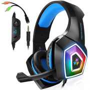 Cuffie da gioco RGB con microfono 3,5 mm