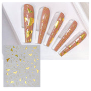 10 pezzi adesivo posteriore trasparente satinato adesivo per nail art sbavato abbronzante, TH-759, TH-760, TH-1031, TH-1059, TH-1094, TH-1095, TH-1097, TH-1098, TH-1099, TH-1100, TH-1102, TH-1103, TH-1104, TH-1106, TH-1107, TH-1108, TH-1109, TH-1110   ...