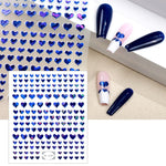 Adesivi trasparenti satinati per nail art 10 pezzi