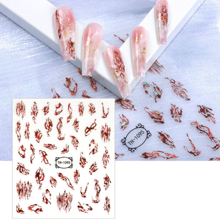 Adesivi trasparenti satinati per nail art 10 pezzi