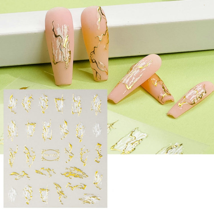 Adesivi trasparenti satinati per nail art 10 pezzi