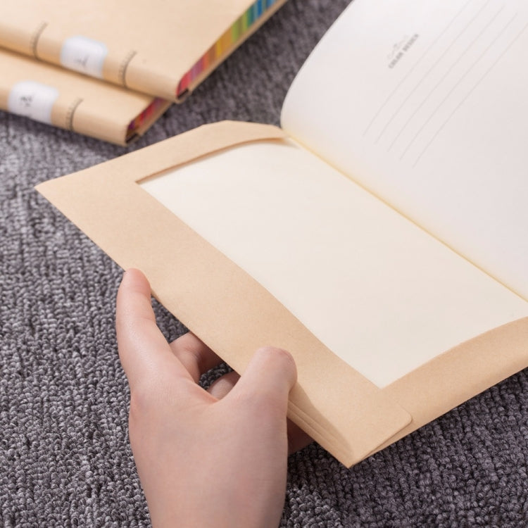 Copertina del libro in carta Kraft Copertina protettiva in carta Kraft addensata per libri da 32K, 32K