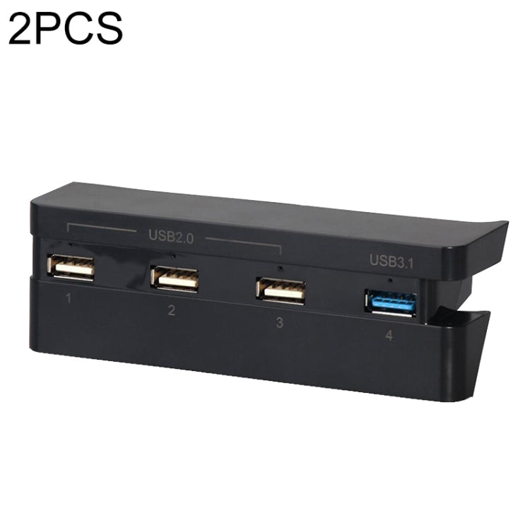2 accessori per adattatori USB estesi PS4 Slim per Play Station 4 Slim Console HUB USB 3.0 ad alta velocità, for PS4 Slim