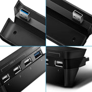2 accessori per adattatori USB estesi PS4 Slim per Play Station 4 Slim Console HUB USB 3.0 ad alta velocità, for PS4 Slim