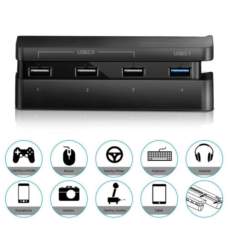 Hub USB 3.0 con 4 porte per PlayStation 4 Slim