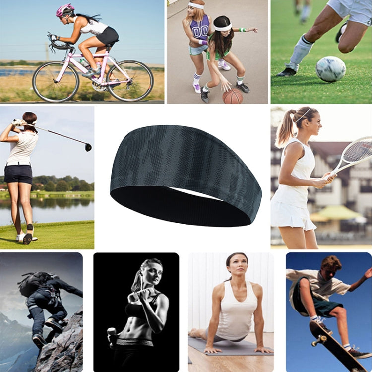 Assorbente Ciclismo Yoga Sport Fascia per il sudore Fascia per il sudore per uomini e donne Fasce per capelli Yoga Fasce per il sudore per la testa Sicurezza nello sport