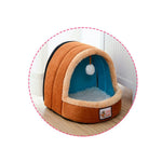 Cuccia per cani e gatti, calda e morbida cuccia, cuscino per animali domestici, cuccia per gatti, castello pieghevole, casa per cuccioli con palla giocattolo, S, M, L