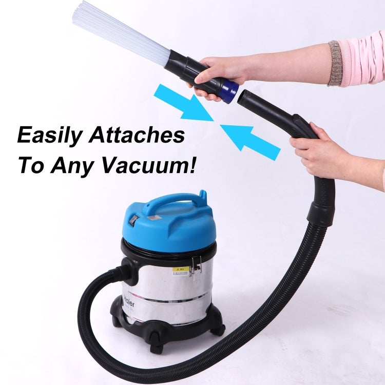 Aspirapolvere Tubi di cannuccia per uso domestico Rimozione della spazzola per la polvere Utensile per aspirapolvere universale portatile Attacco per la pulizia dello sporco, Vacuum Attachment Tool