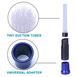 Aspirapolvere Tubi di cannuccia per uso domestico Rimozione della spazzola per la polvere Utensile per aspirapolvere universale portatile Attacco per la pulizia dello sporco, Vacuum Attachment Tool
