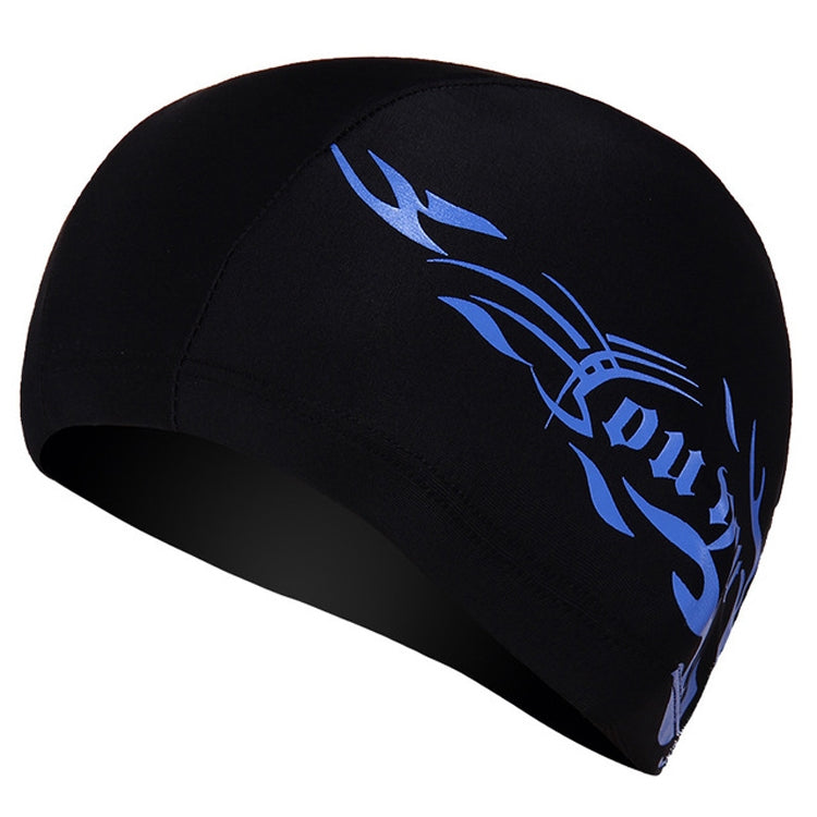 Cuffia da nuoto traspirante unisex in spandex, Spandex Swimming Cap(Black), Spandex Swimming Cap(Blue Fire on Black), Spandex Swimming Cap(Blue Fire on White), Spandex Swimming Cap(Blue Fire on Red)
