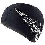 Cuffia da nuoto traspirante unisex in spandex, Spandex Swimming Cap(Black), Spandex Swimming Cap(Blue Fire on Black), Spandex Swimming Cap(Blue Fire on White), Spandex Swimming Cap(Blue Fire on Red)
